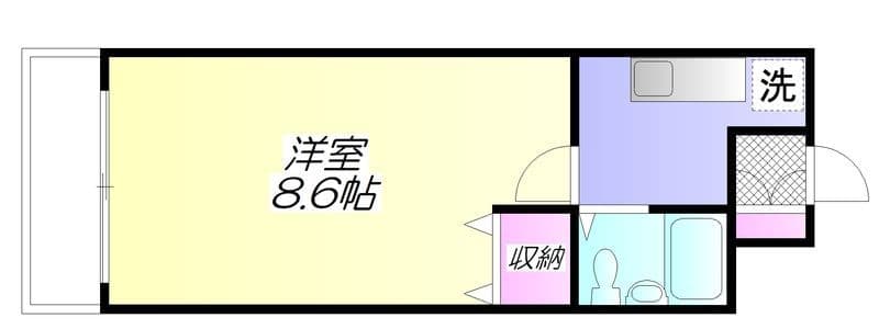 フォーサイト大塚 302 間取り図