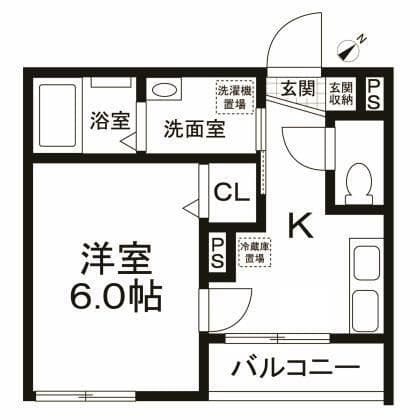 MAISON FOREST 206 間取り図