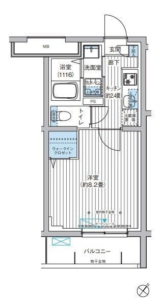 クラルテラセ新宿富久 101
