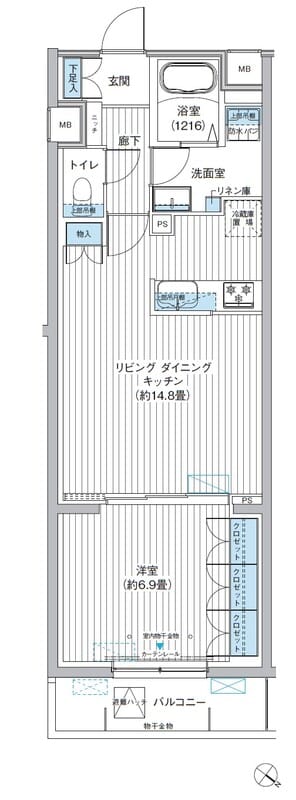 クラルテラセ新宿富久 209