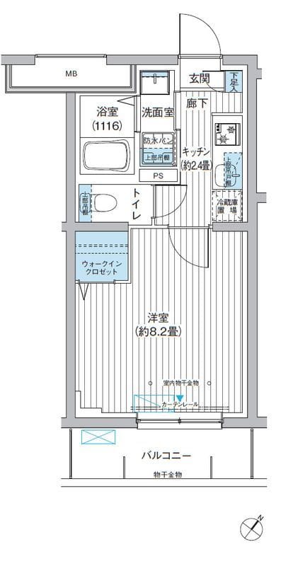 クラルテラセ新宿富久 301