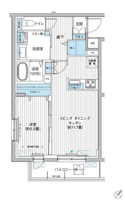 クラルテラセ新宿富久 403