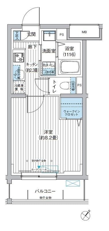 クラルテラセ新宿富久 407