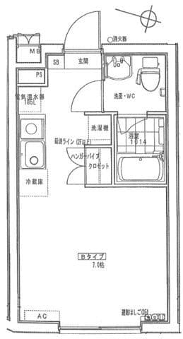 iON下北沢 302 間取り図