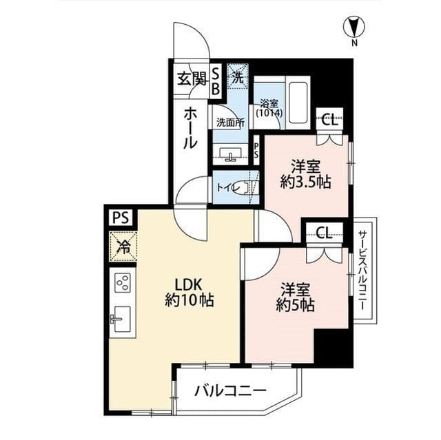 プレール・ドゥーク菊川駅前 503 間取り図