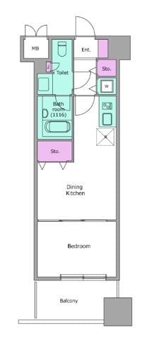 レジディア上野池之端 205