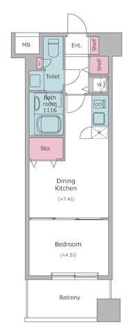 レジディア上野池之端 405
