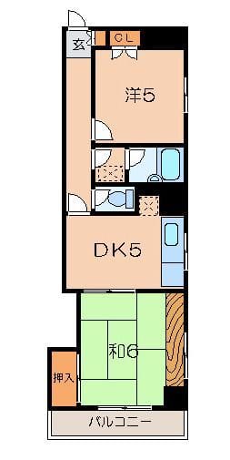 シノックスプラザ 402 間取り図