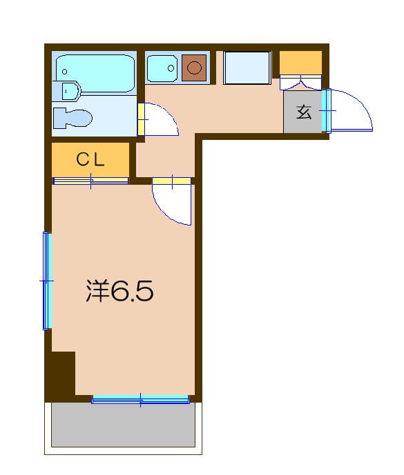 シノックスプラザ 704 間取り図