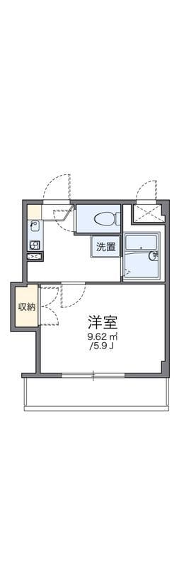 レオパレス楠 102 間取り図