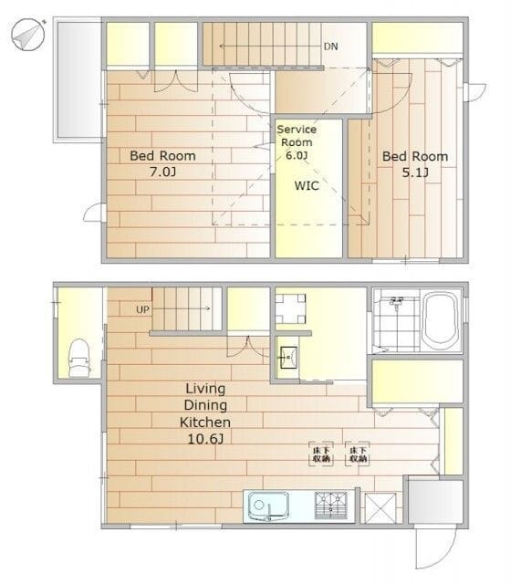 上大崎4丁目戸建 戸建 30万円/入力なし/なし 間取り図