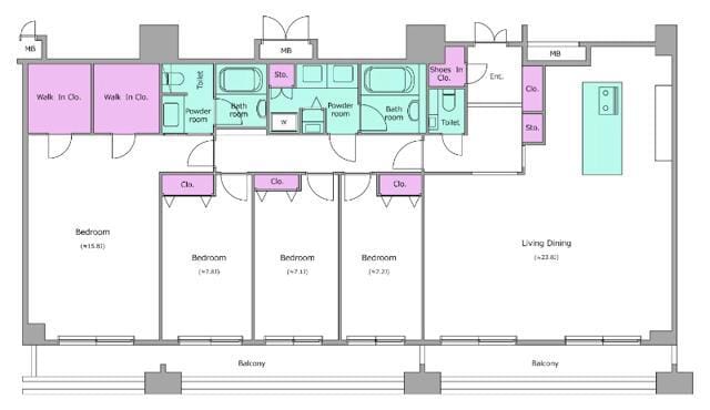 レジディア西麻布 1203