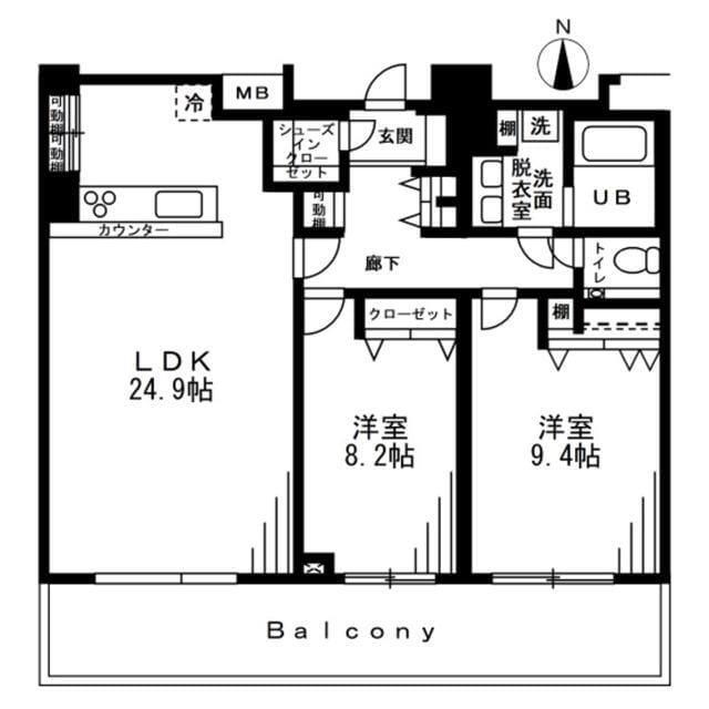 レジディア西麻布 1302