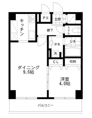 レジディア文京本郷Ⅱ 0803 間取り図