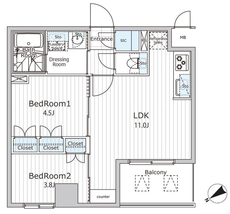 ビエラコート日本橋久松町 802