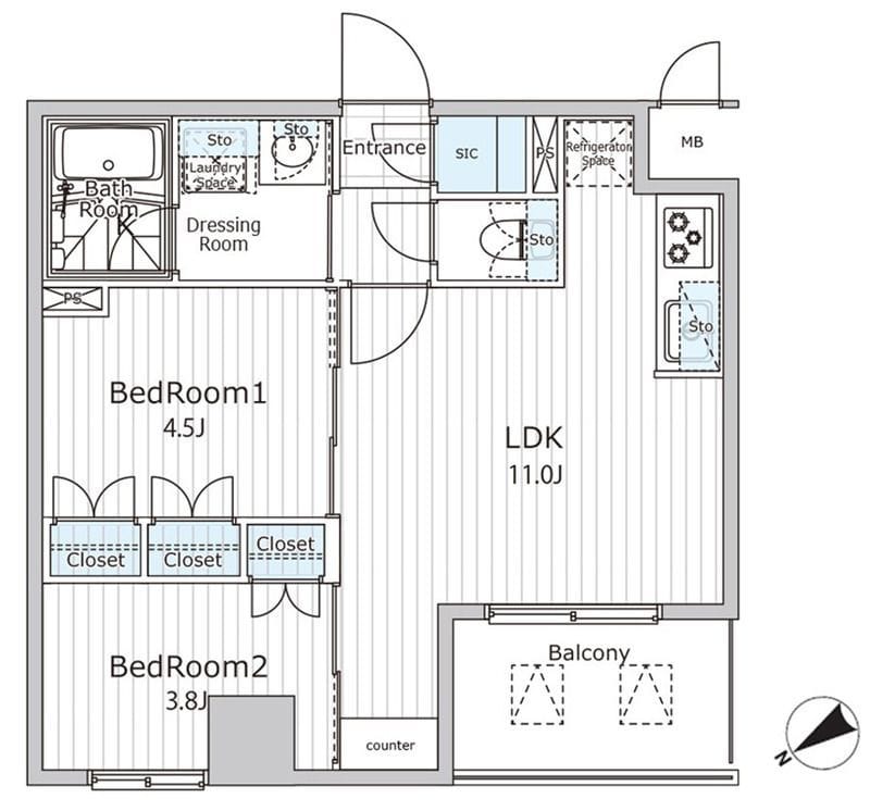 ビエラコート日本橋久松町 802