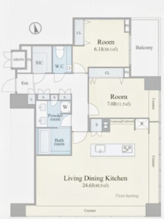 グランスイート麻布台ヒルトップタワー 1103