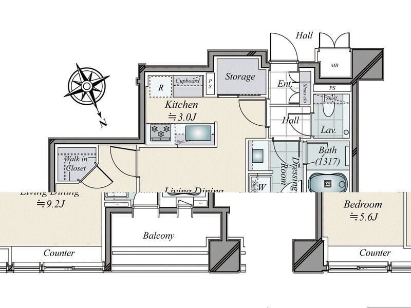 グランスイート麻布台ヒルトップタワー 606