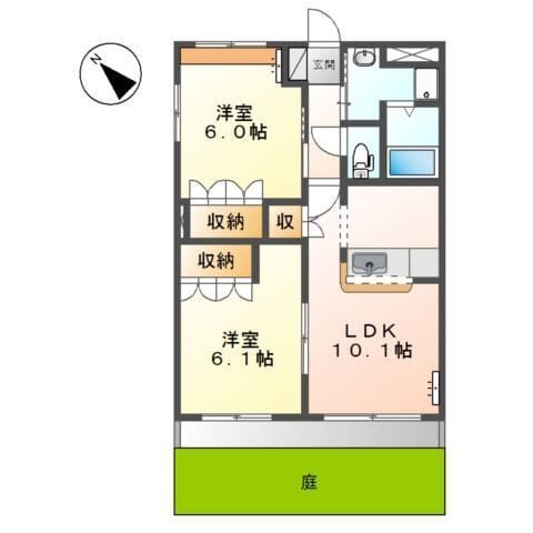 ガーデンヒルズNAKAYAMA壱番館 110