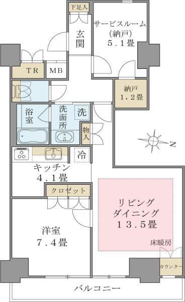 Brillia ist 東雲キャナルコート 1024