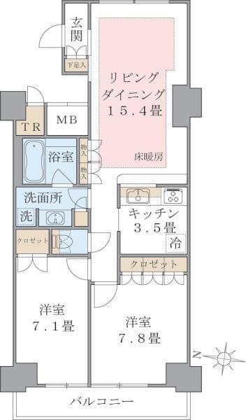 Brillia ist 東雲キャナルコート 1307