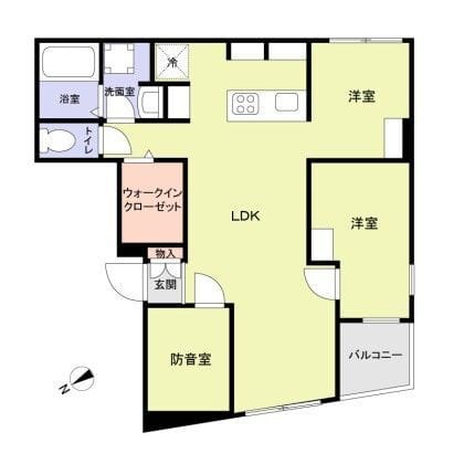 エテルネル曳舟 501 間取り図