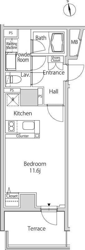 カーサスプレンディッド麻布十番駅前 102