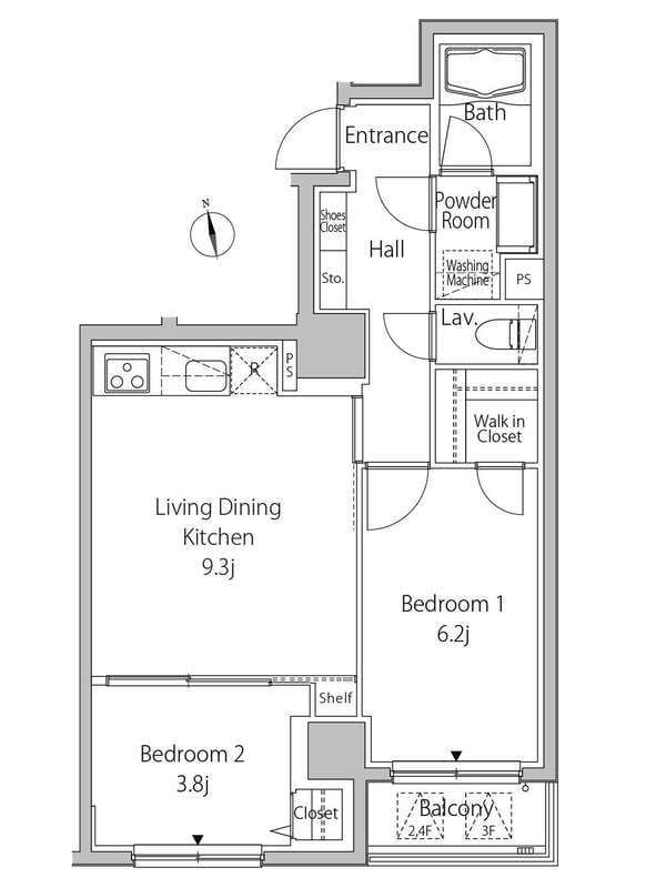 カーサスプレンディッド麻布十番駅前 201
