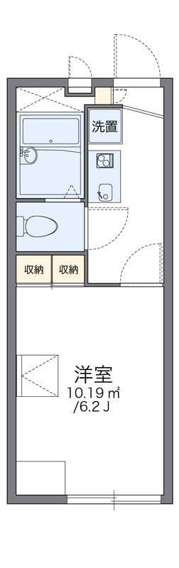 レオパレスソフィア小竹向原 104 間取り図