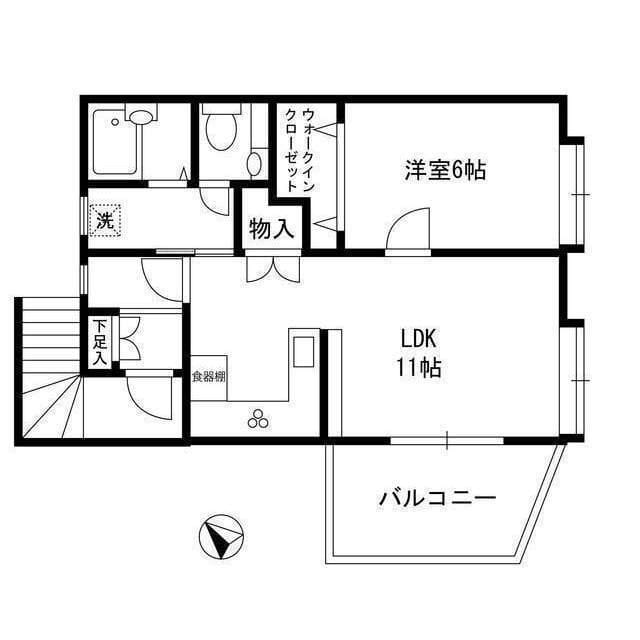 ヴィラアルフォンスYS 103 間取り図