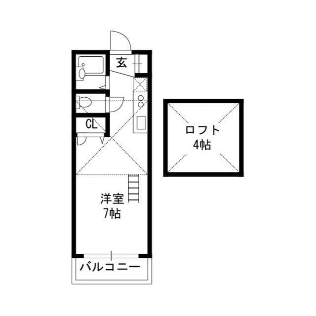 ヴィラアルフォンスYS 203 間取り図