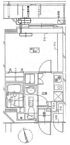 リベルテ上野 1202 間取り図
