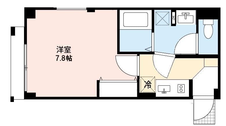 b'CASA東日暮里(ビーカーサヒガシニッポリ) 201 間取り図