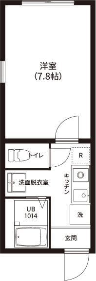 レピュア亀戸レジデンス 502 間取り図