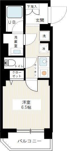 ボーヌ大森 202 間取り図