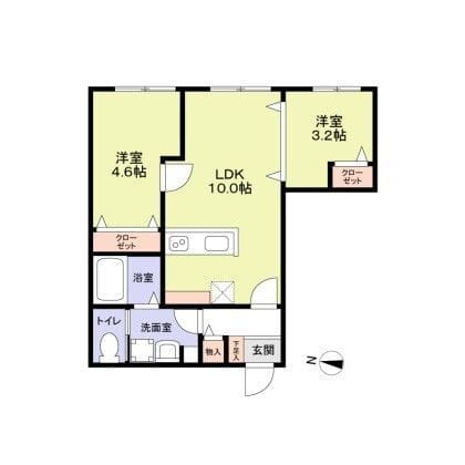 リザーブ北綾瀬 302 間取り図