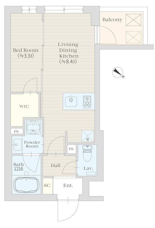 イプセ高輪台 201