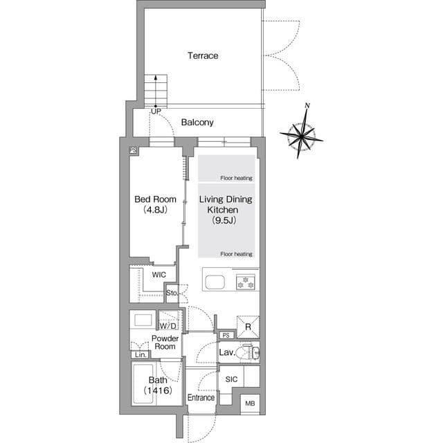 コンフォリア・リヴ東中野 104