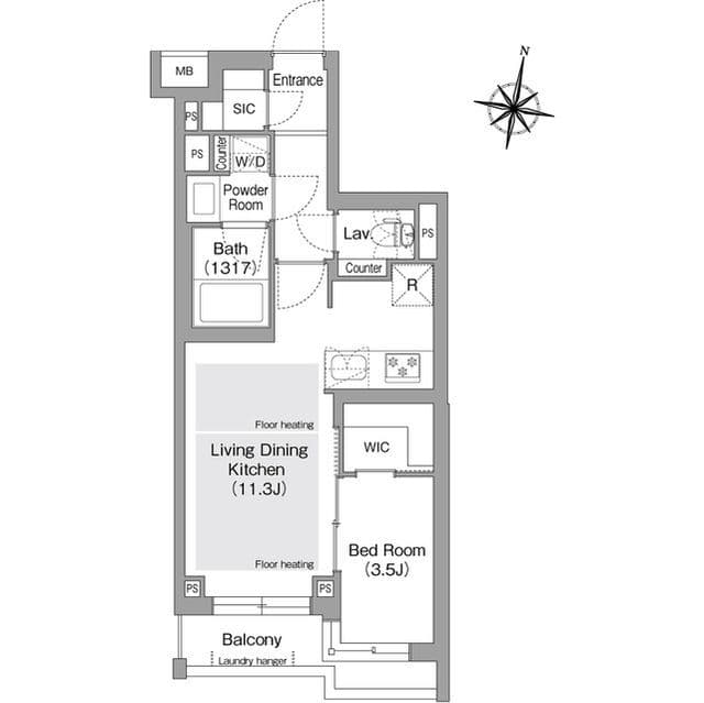 コンフォリア・リヴ東中野 303