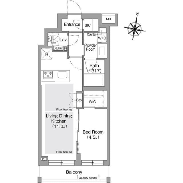 コンフォリア・リヴ東中野 304