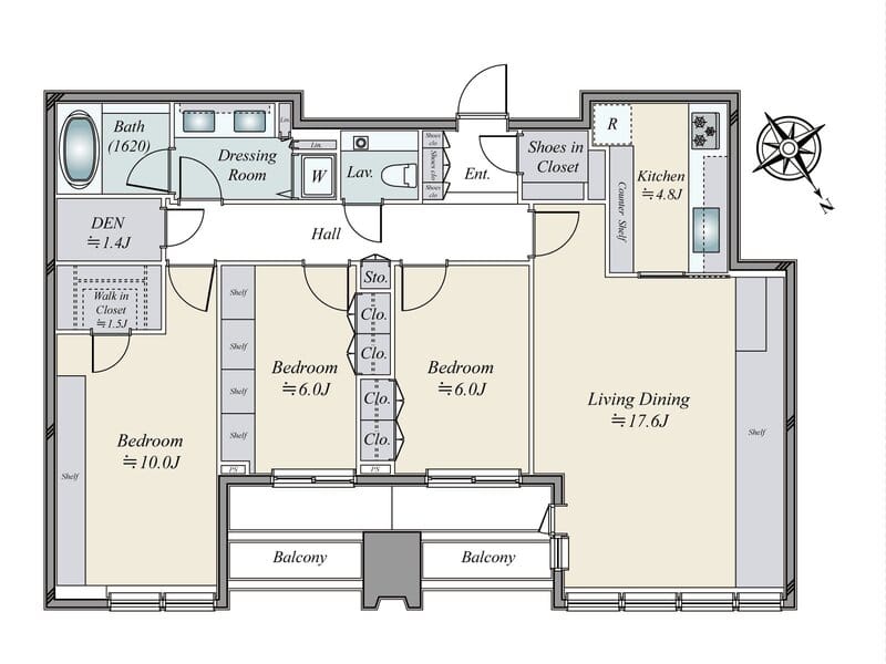 シティタワー麻布十番 3511