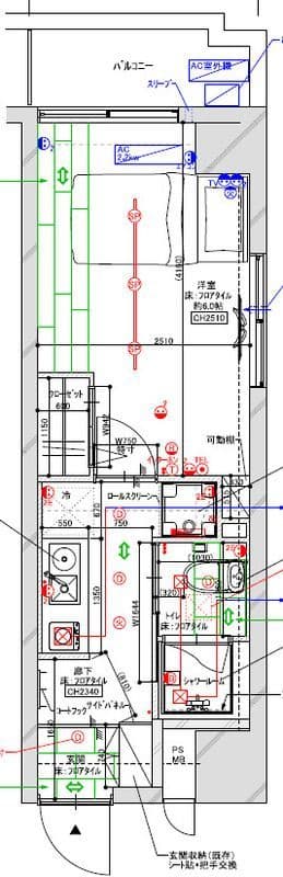 インプルーブ蔵前 304 間取り図