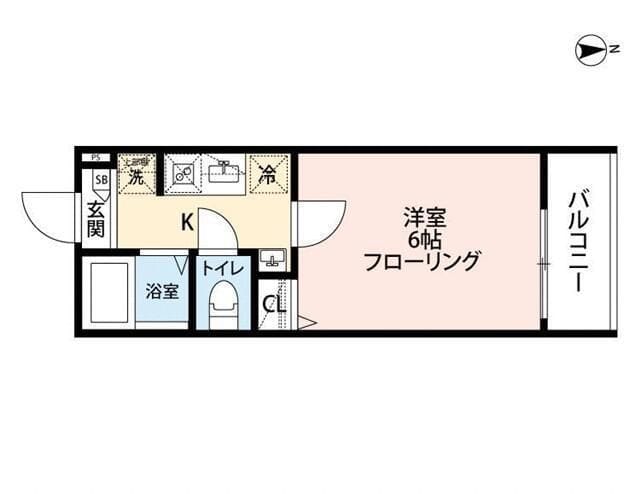 グランクオール野方イーストレジデンス 202 間取り図