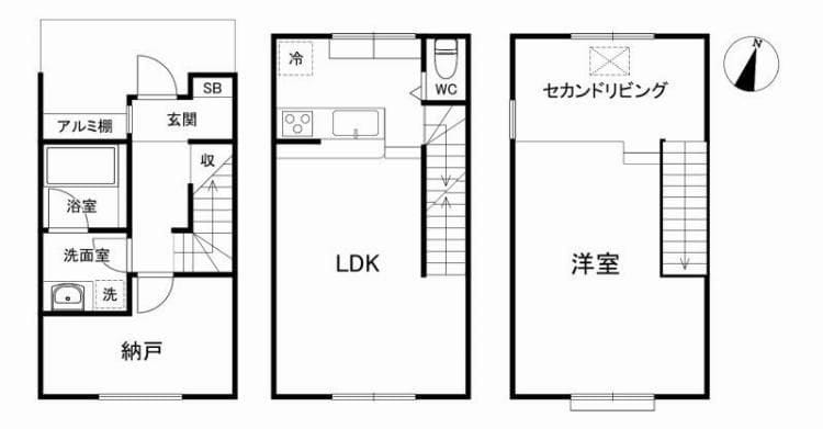 ウィステリア用賀 101 間取り図