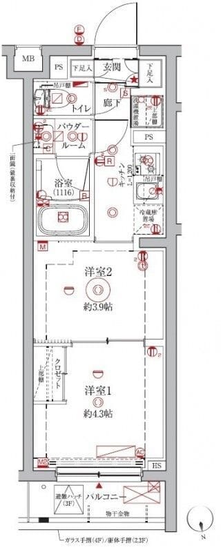 クレイシアIDZ中馬込 313