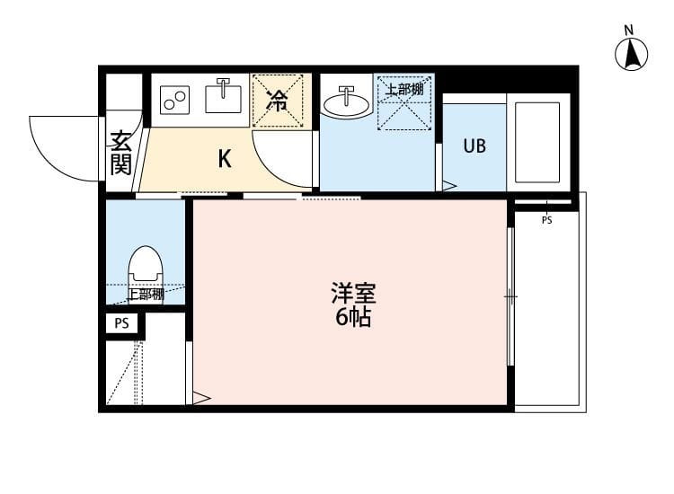 robot home 六町Ⅲ(ロボットホームロクチョウスリー) 201 間取り図