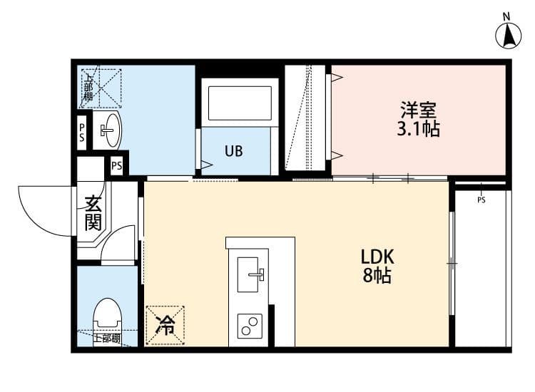 robot home 六町Ⅲ(ロボットホームロクチョウスリー) 203 間取り図