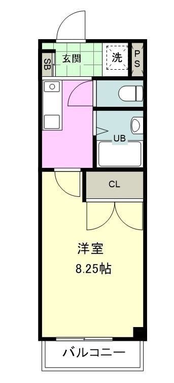 成増プラザA 405 間取り図