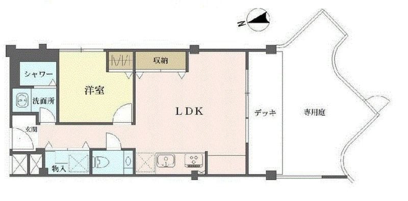 東山コーポラス 1階 18万円/5,000円/入力なし 間取り図