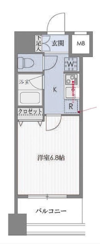 ドゥーエ新川 0304 間取り図